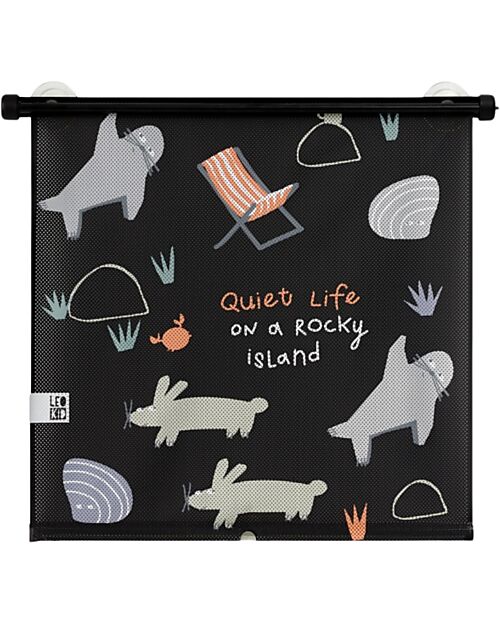 Leokid Car Sun Shade - Rocky Island - Protects from UVB Rays Car Seat Accessories