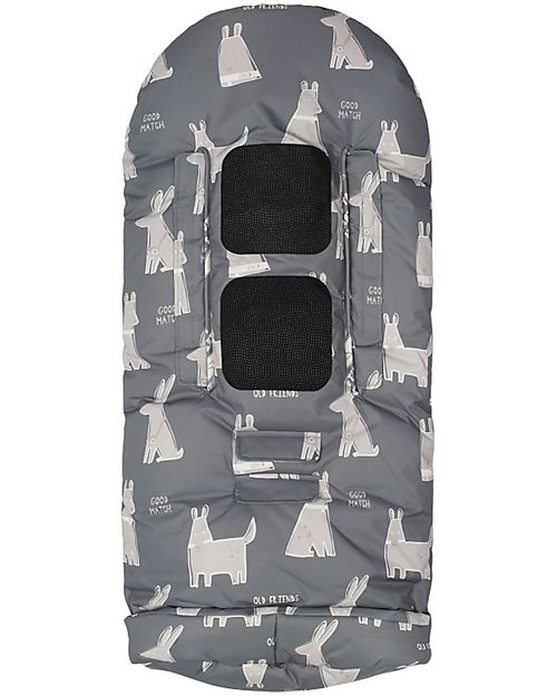 Leokid Classic Footmuff for Stroller - Old Friends - for Temperatures to -25°C Footmuffs