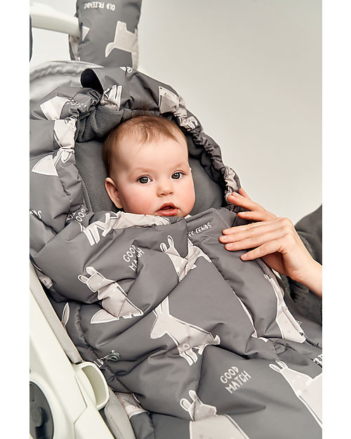 Leokid Classic Footmuff for Stroller - Old Friends - for Temperatures to -25°C Footmuffs