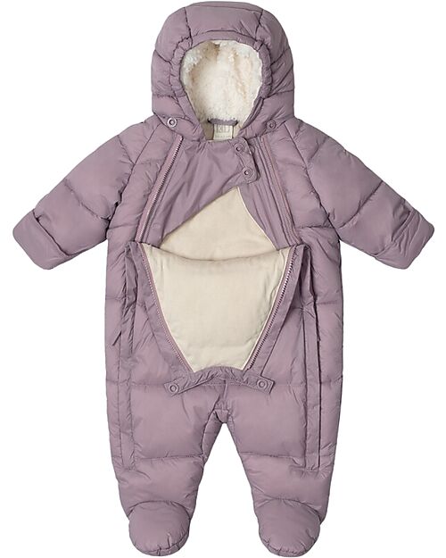 Leokid Eddy Winter Suit - Lilac Gray - Windproof and Insulating up to -15°C! Snowsuits