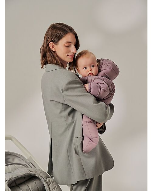 Leokid Eddy Winter Suit - Lilac Gray - Windproof and Insulating up to -15°C! Snowsuits