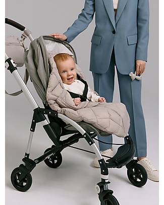 Leokid Light Compact Footmuff - Sand Shell - For a Journey Footmuffs