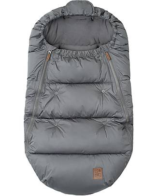 Leokid Olaf Footmuff for Stroller - Fjord Gray - Side Zip Fastening Footmuffs