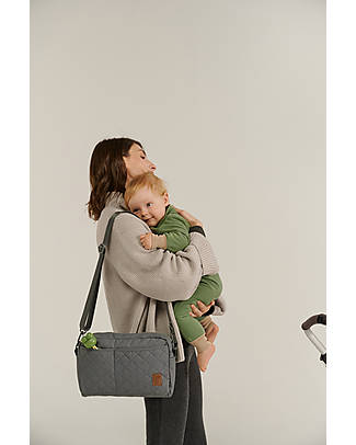Leokid Organizer for Stroller - Fjord Gray - with Thermo-Pocket Organize and Bags