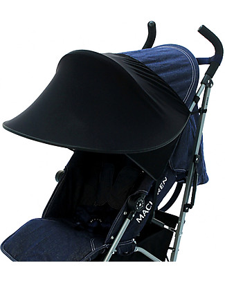 Leokid Sun Cap for Stroller - Black - UV protection Stroller Accessories