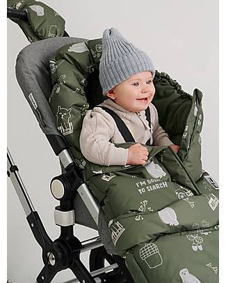 Leokid Transformer Universal Footmuff for Stroller - I'm Going to Search - Removable Bottom Footmuffs