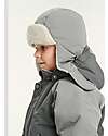 Leokid Trapper Hat Color Block - Fjord Gray - Soft Fleece Lining Winter Hats