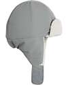 Leokid Trapper Hat Color Block - Fjord Gray - Soft Fleece Lining Winter Hats
