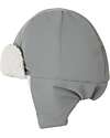 Leokid Trapper Hat Color Block - Fjord Gray - Soft Fleece Lining Winter Hats