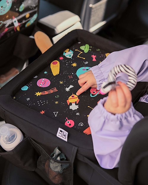 Leokid Universal Trip Tray - Funny Planet - for Car Seats Car Seat Accessories