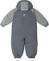 Leokid Waterproof and Lined Snowsuit - Color Block Fjord Gray - Warm and Opaque! Snowsuits