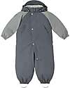 Leokid Waterproof and Lined Snowsuit - Color Block Fjord Gray - Warm and Opaque! Snowsuits