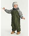 Leokid Waterproof and Lined Snowsuit - Color Block Green Scape - Warm and Opaque! Snowsuits
