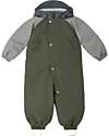 Leokid Waterproof and Lined Snowsuit - Color Block Green Scape - Warm and Opaque! Snowsuits