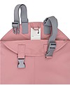 Leokid Waterproof Rain Pants - Pink - Elastic Fabric Dungarees