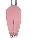 Leokid Waterproof Rain Pants - Pink - Elastic Fabric Dungarees