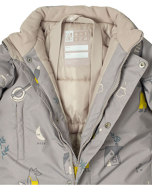 Leokid Waterproof Snowsuit with Lining - Beige - Fantastic - Warm and Practical! Snowsuits