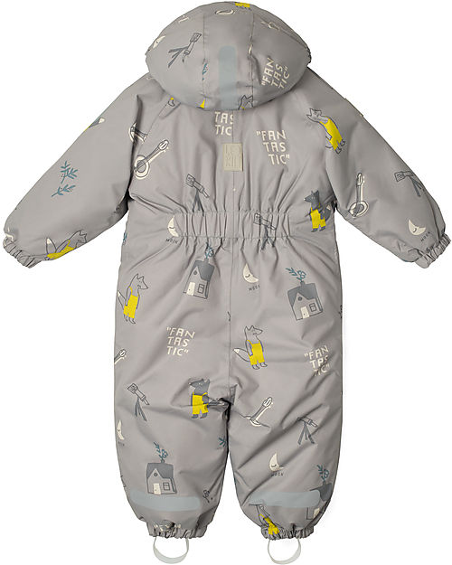 Leokid Waterproof Snowsuit with Lining - Beige - Fantastic - Warm and Practical! Snowsuits