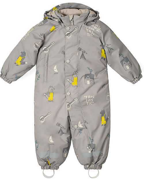 Leokid Waterproof Snowsuit with Lining - Beige - Fantastic - Warm and Practical! Snowsuits