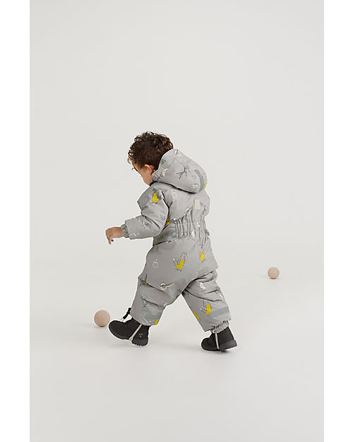 Leokid Waterproof Snowsuit with Lining - Beige - Fantastic - Warm and Practical! Snowsuits