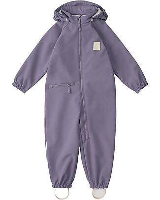 Leokid Waterproof SoftShell Suit Echo - Lilac - Padded in Soft Fleece Snowsuits