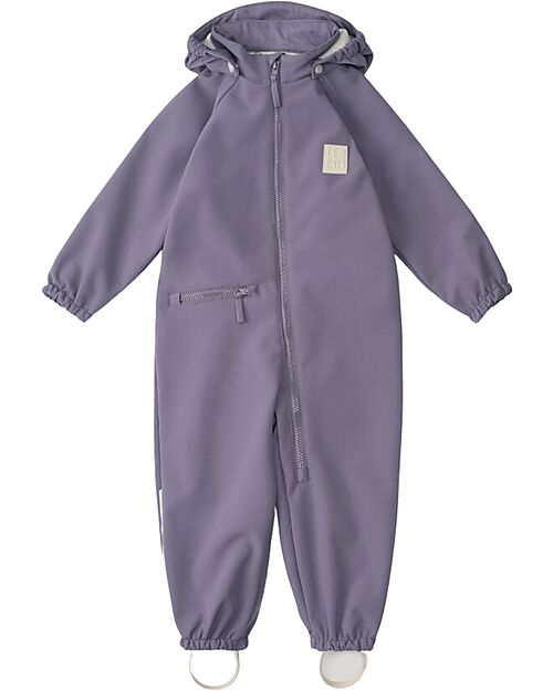 Leokid Waterproof SoftShell Suit Echo - Lilac - Padded in Soft Fleece Waterproof