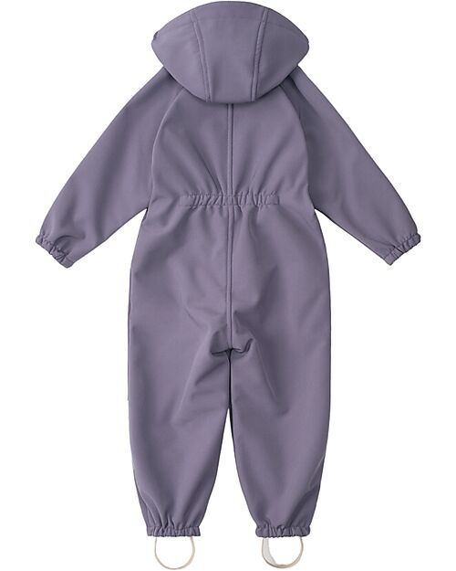 Leokid Waterproof SoftShell Suit Echo - Lilac - Padded in Soft Fleece Waterproof