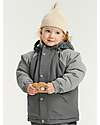 Leokid Waterproof Winter Jacket - Color Block Fjord Gray - with Side Pockets Jackets