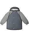 Leokid Waterproof Winter Jacket - Color Block Fjord Gray - with Side Pockets Jackets
