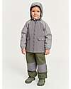 Leokid Waterproof Winter Jacket - Foggy Gray - with Front Pockets Jackets