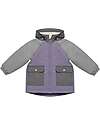 Leokid Waterproof Winter Jacket - Lilac Gray - with Front Pockets Jackets