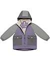 Leokid Waterproof Winter Jacket - Lilac Gray - with Front Pockets Jackets