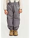 Leokid Winter Trousers - Foggy Gray - with Detachable Suspenders Trousers
