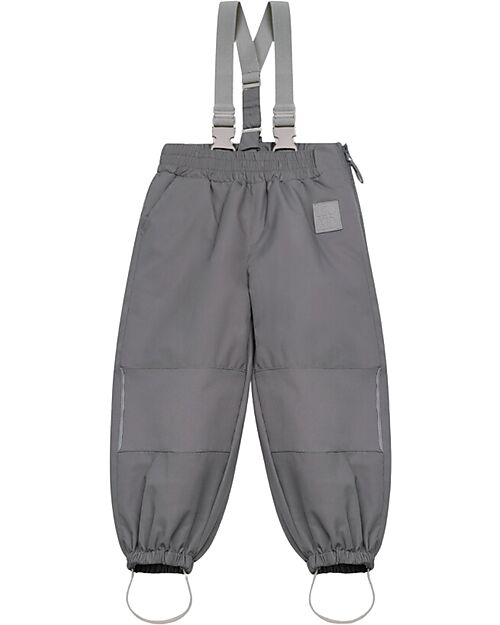 Leokid Winter Trousers - Foggy Gray - with Detachable Suspenders Trousers