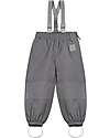 Leokid Winter Trousers - Foggy Gray - with Detachable Suspenders Trousers