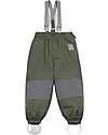 Leokid Winter Trousers - Green Gray - with Detachable Suspenders Trousers
