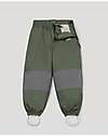 Leokid Winter Trousers - Green Gray - with Detachable Suspenders Trousers