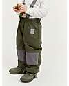Leokid Winter Trousers - Green Gray - with Detachable Suspenders Trousers