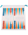Les Jouets Libres Wooden BAD-gammon - A Naughty Version of Classic Backgammon (Organic Cotton Bag!) Board Games