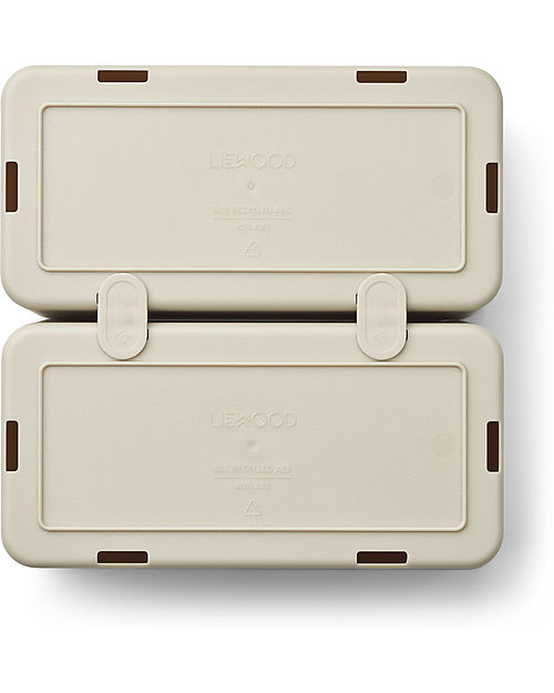 Liewood 2 Jamal Storage System L - Sandy - Recycled Plastic - 10.2x21x10.5cm Storage organisers
