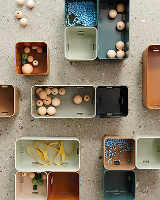 Liewood 2 Jamal Storage System L - Sandy - Recycled Plastic - 10.2x21x10.5cm Storage organisers