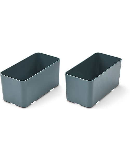 Liewood 2 Jamal Storage System L - Whale Blue - Recycled Plastic - 10.2x21x10.5cm Storage organisers