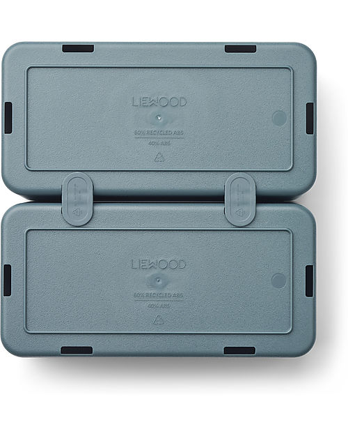 Liewood 2 Jamal Storage System L - Whale Blue - Recycled Plastic - 10.2x21x10.5cm Storage organisers