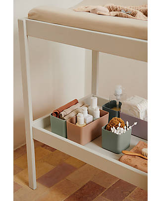 Liewood 2 Jamal Storage System - Oat - Recycled Plastic - 10.2x10.5x10.5cm Storage organisers