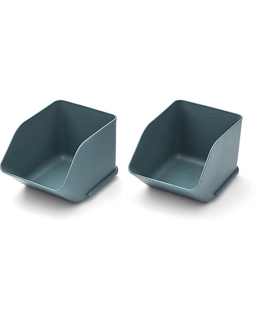 Liewood 2 Rosemary Desktop Organizer S - Whale Blue - Recycled Plastic - 11.9x13.9x18.2cm Storage organisers