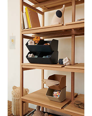 Liewood 2 Rosemary Desktop Organizer S - Whale Blue - Recycled Plastic - 11.9x13.9x18.2cm Storage organisers