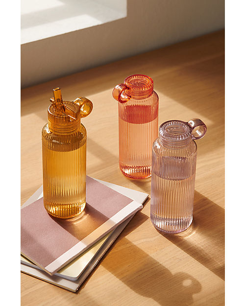 Liewood Abel Water Bottle - Tuscany Rose - 500ml - 100% Tritan Unbreakable Material! Non-Thermal Water Bottles