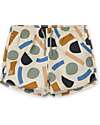 Liewood Aiden Printed Board Shorts - Paint stroke - Sandy - Recycled Material Swimming Trunks