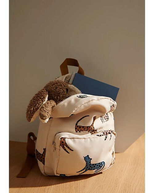 Liewood Allan Backpack for Kids - Leopard Multi Mix Kindergarten Backpacks