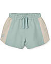 Liewood Altrud Sweatshorts - Ice blue and Sandy - 100% Organic Cotton Shorts